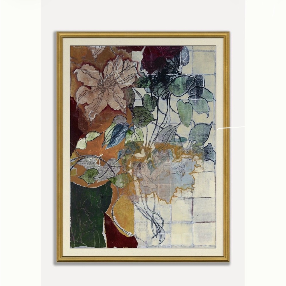 🖼️ Anthropologie Gold Art Frame {NO GLASS}